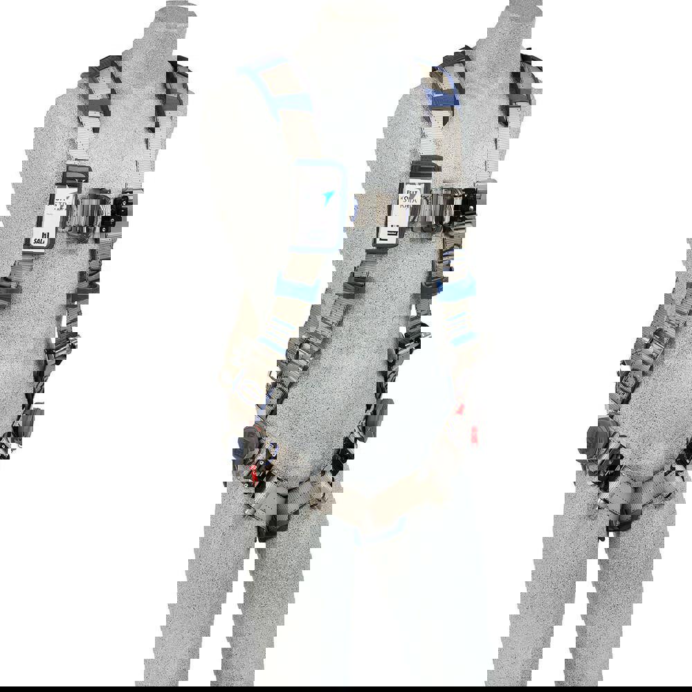 Fall Protection Harnesses: 420 Lb, Vest Style, Size X-Large, For Climbing, Polyester, Back & Front