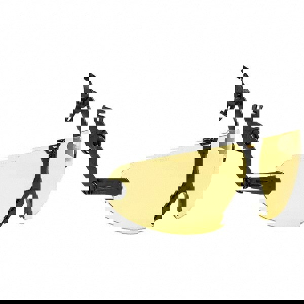 Safety Glass: Anti-Fog, Polycarbonate, Amber Lenses, Frameless