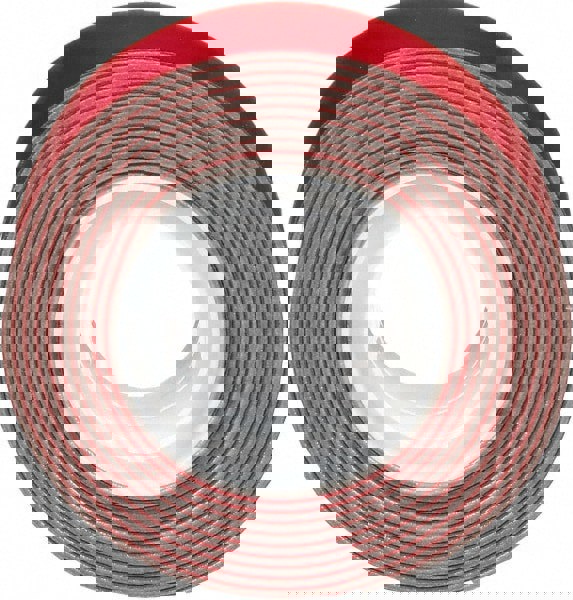 Polyethylene Foam Tape: 60 yd Long, 46.88 mil Thick, Acrylic Adhesive