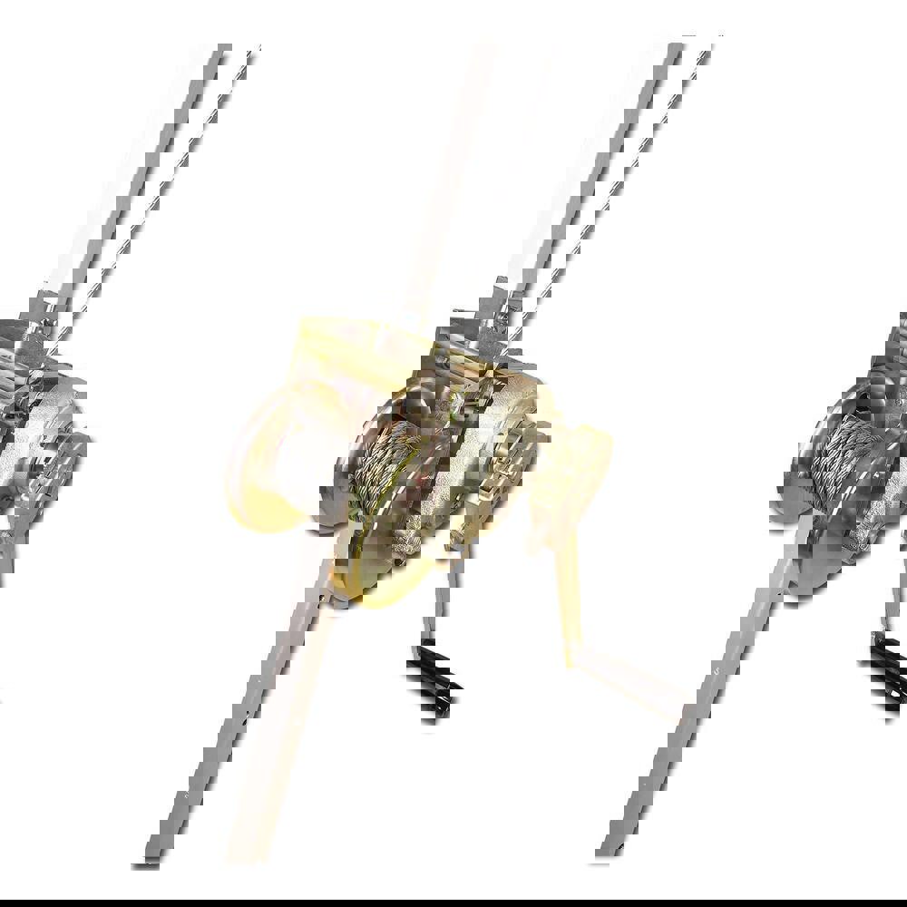 Confined Space Entry & Retrieval Winches; Winch Power Type: Manual ; Material: Metal ; Maximum Load Capacity: 1000lb ; Installation Type: Portable ; Cable Length: 50ft ; Cable Diameter: 0.1875in