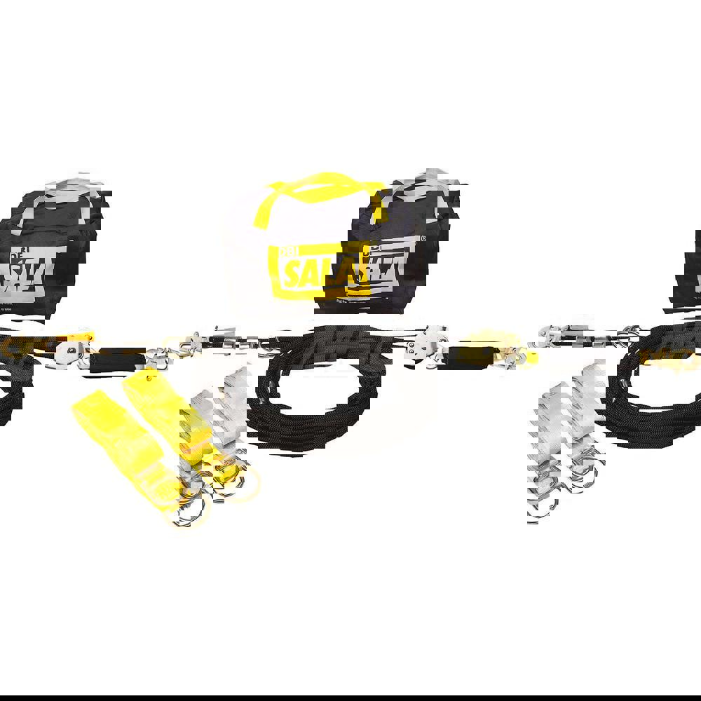 Lanyards & Lifelines; Load Capacity: 310lb; 141kg ; Lifeline Material: Nylon ; Capacity (Lb.): 310 ; End Connections: Snap Hook ; Maximum Number Of Users: 2 ; Installation Type: Temporary