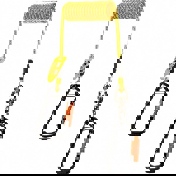 Tool Holding Accessories; Connection Type: Carabiner ; Color: Yellow ; Type: Tethered Toolholder ; UNSPSC Code: 24112401