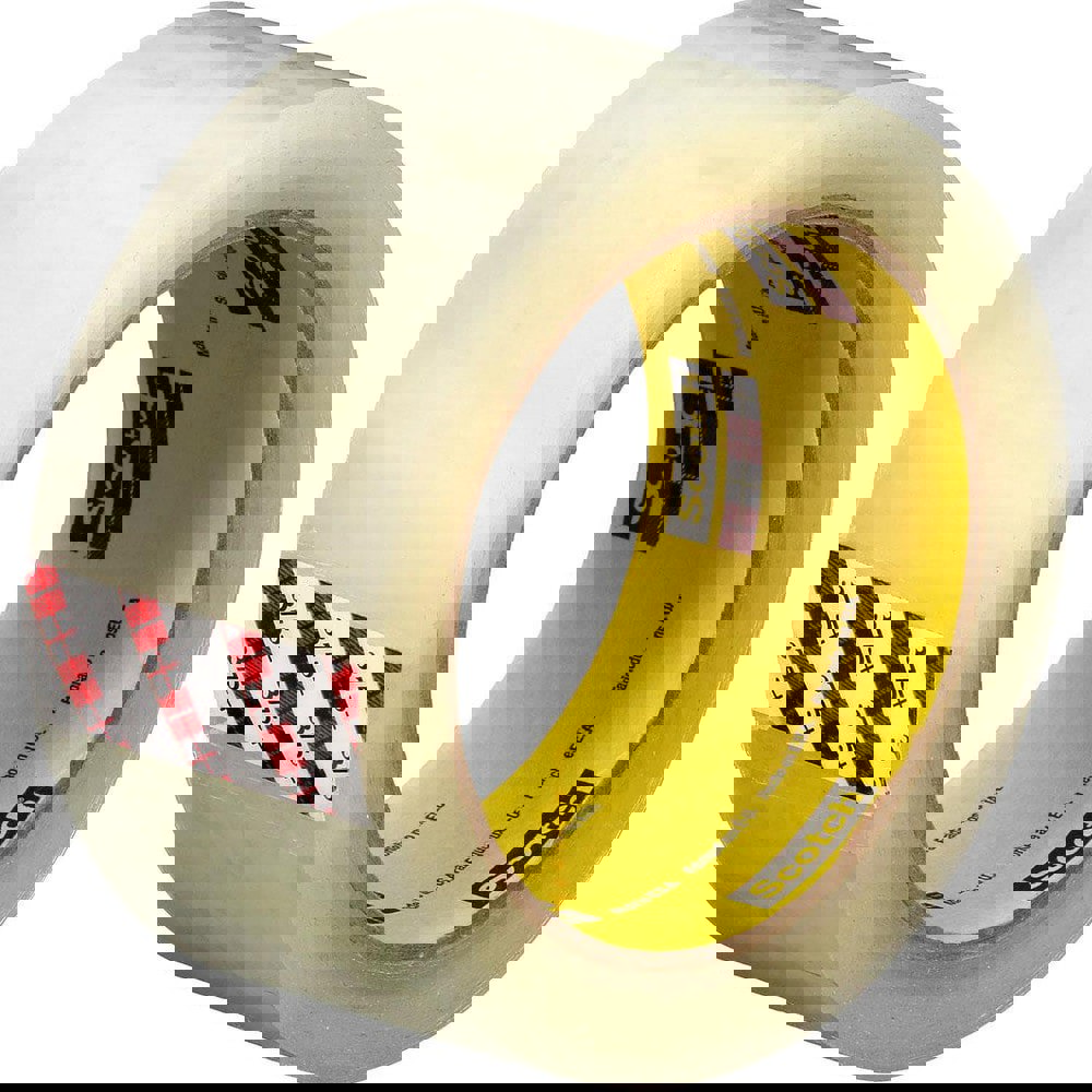 Packing Tape: Clear, Synthetic Rubber Ad