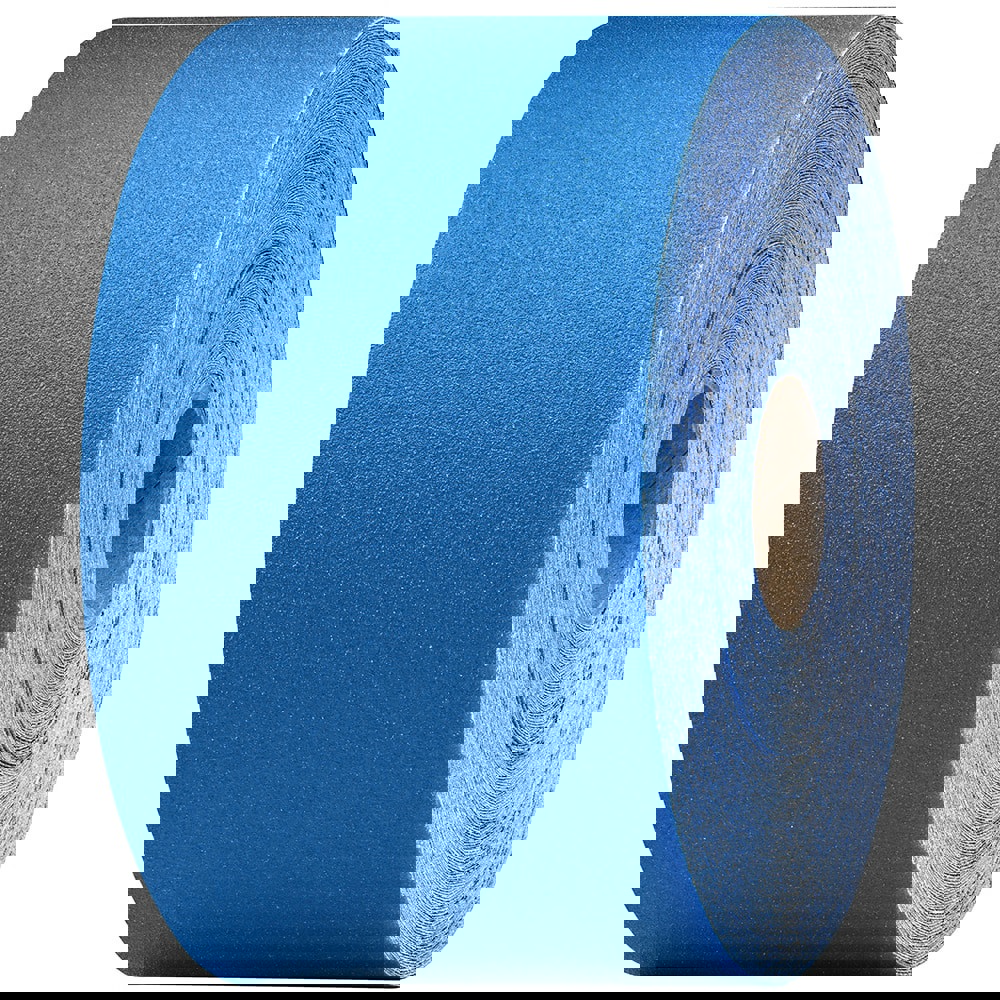 Adhesive Back Sanding Sheet: Ceramic Aluminum Oxide, 320 Grit, 2-3/4