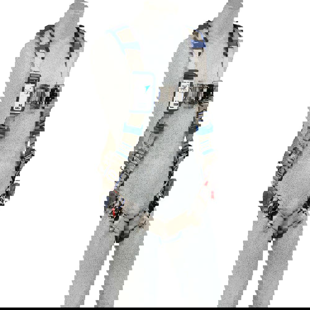 Fall Protection Harnesses: 420 Lb, Vest Style, Size Medium, For Climbing, Polyester, Back & Front