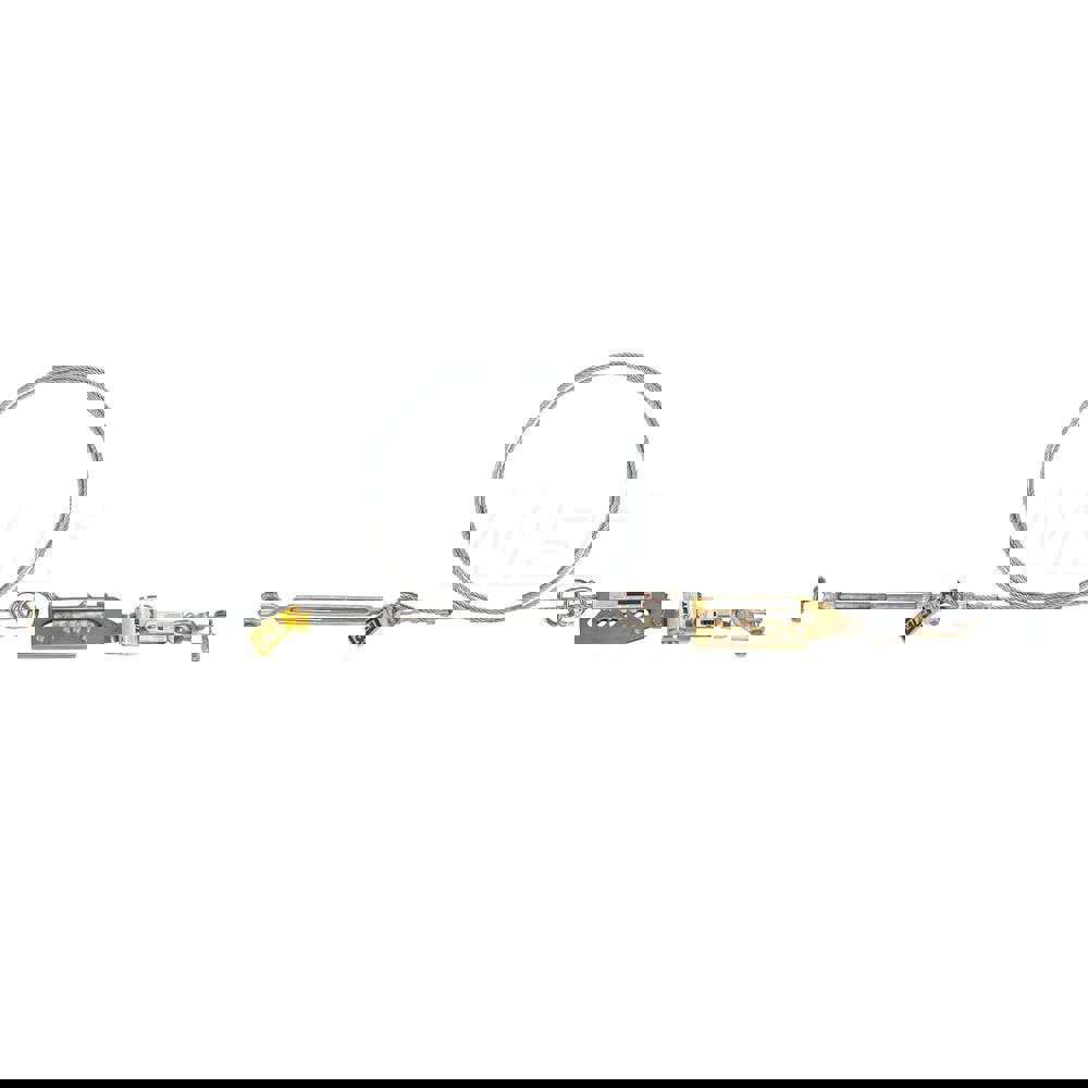 Lanyards & Lifelines; Load Capacity: 310lb; 141kg ; Lifeline Material: Galvanized Steel ; Capacity (Lb.): 310 ; End Connections: Snap Hook ; Maximum Number Of Users: 2 ; Installation Type: Temporary