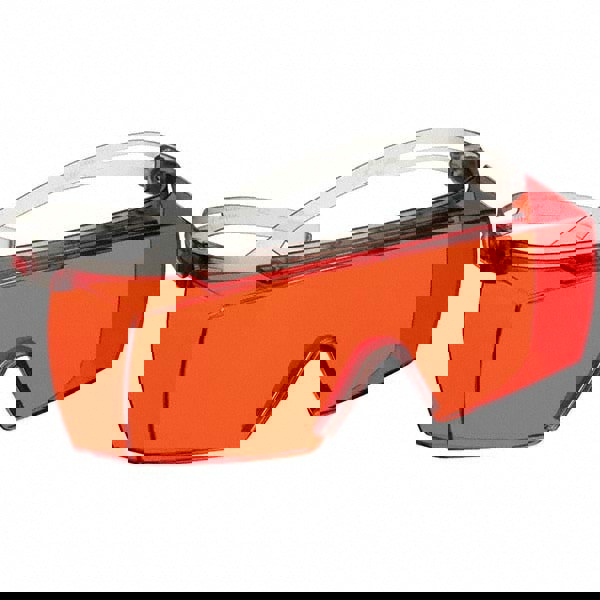 Safety Glass: SecureFit, Orange Lenses, Anti-Fog & Scratch-Resistant, ANSI Z87.1-2015;CSA Z94.3