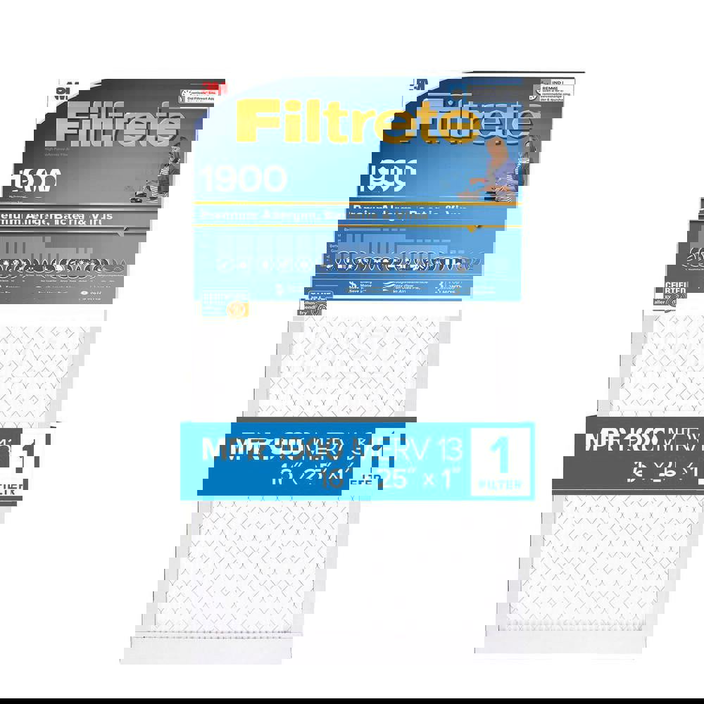 Pleated Air Filter: 16 x 25 x 1