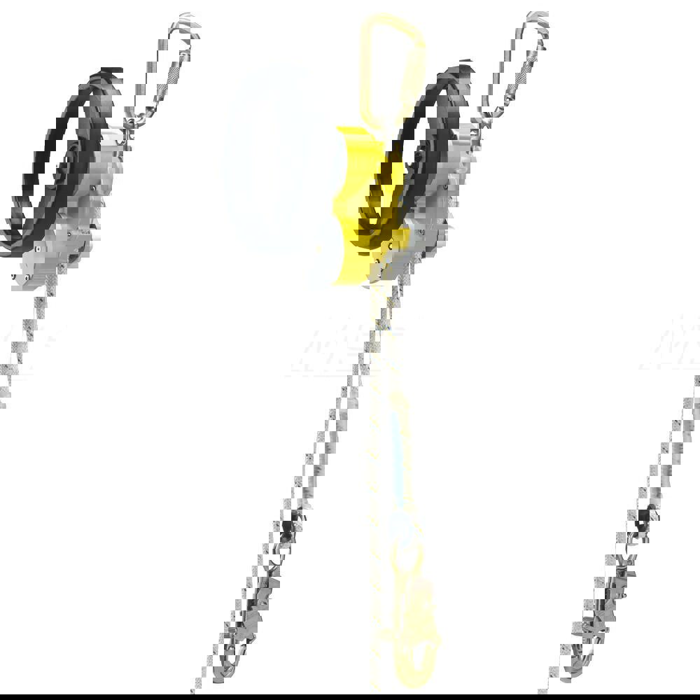 Confined Space Entry & Retrieval Winches; Winch Power Type: Hydraulic; Manual ; Material: Aluminum; Steel ; Maximum Load Capacity: 620.00 ; Installation Type: Portable ; Cable Length: 350.000 ; Color: Yellow