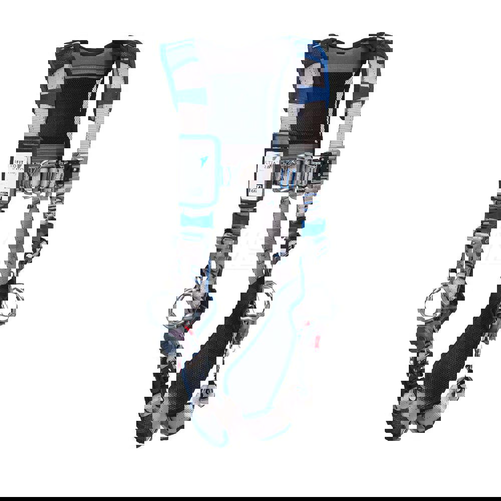 Fall Protection Harnesses: 420 Lb, Vest Style, Size Small, For Climbing & Positioning, Polyester, Back Front & Side