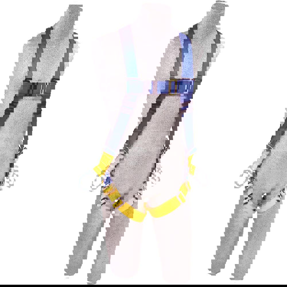 Fall Protection Harnesses: 310 Lb, Vest Style, Size Universal, For Positioning, Polyester, Back & Side