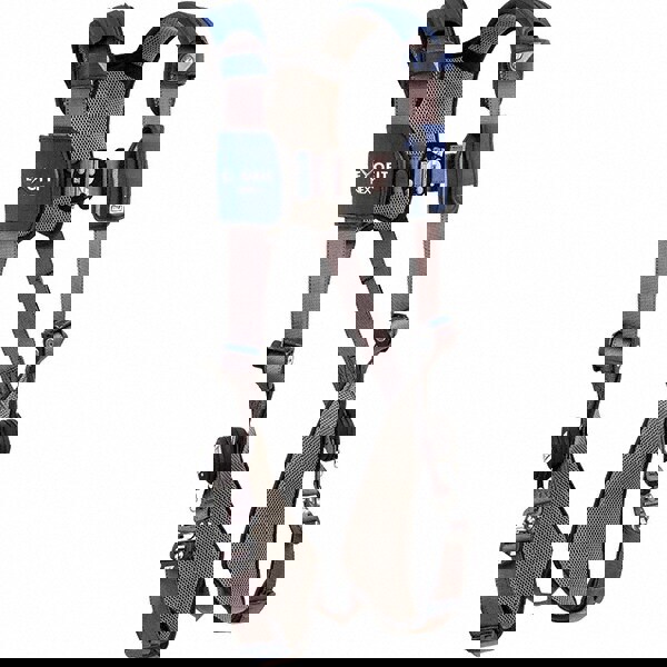 Fall Protection Harnesses: 310 Lb, Vest Style, Size One Size Fits All, Polyester