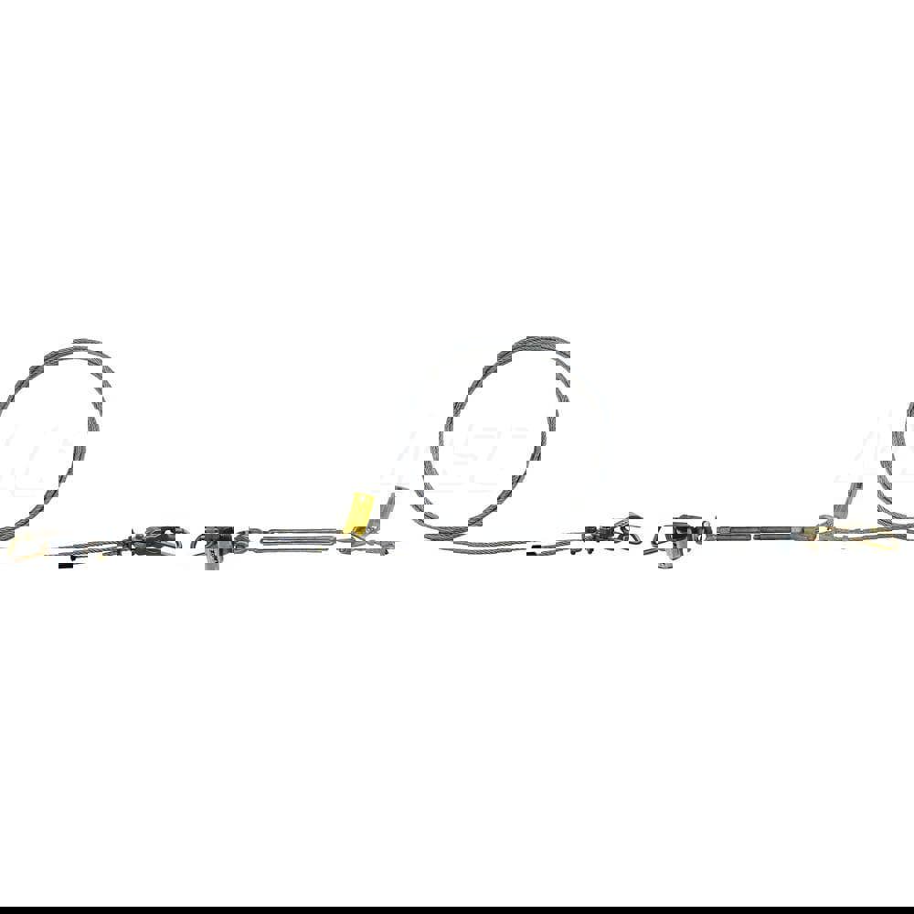 Lanyards & Lifelines; Load Capacity: 310lb; 141kg ; Lifeline Material: Steel ; Capacity (Lb.): 310 ; End Connections: Snap Hook ; Maximum Number Of Users: 6 ; Installation Type: Temporary