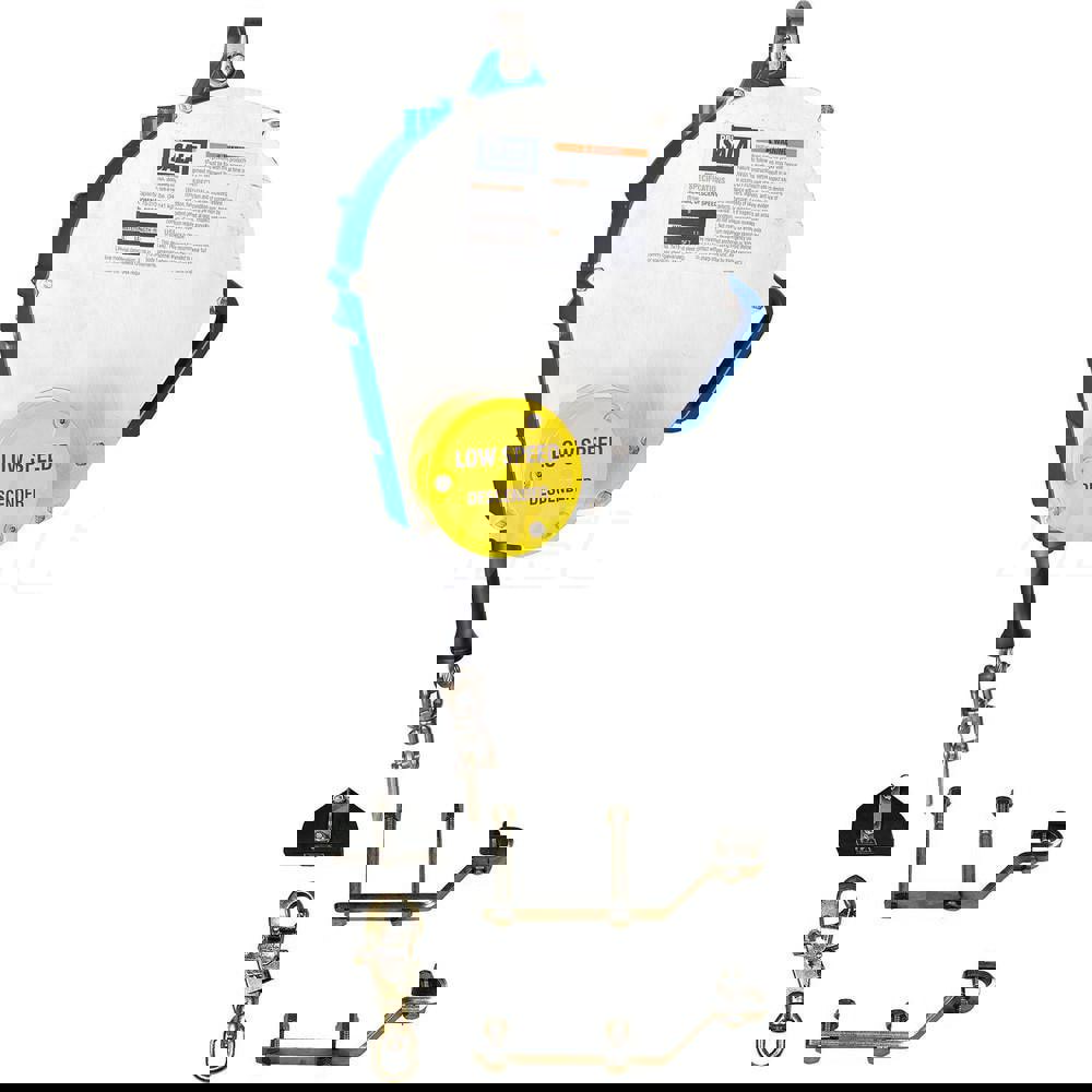 Confined Space Entry & Retrieval Winches; Winch Power Type: Hydraulic; Manual ; Material: Aluminum ; Maximum Load Capacity: 310.00 ; Installation Type: Portable ; Cable Length: 115.000 ; Color: Blue