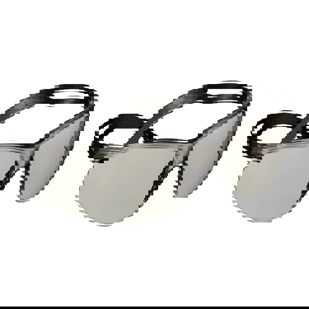 Safety Glass: SecureFit, Gray Lenses, Anti-Fog & Scratch-Resistant