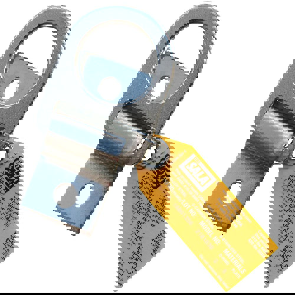 Anchors, Grips & Straps; Load Capacity: 420lb; 190kg ; Material: Zinc-Plated Steel ; Anchor Point Connection Type: D-Ring ; Tensile Strength: 5000lb ; Standards: OSHA ; UNSPSC Code: 46182300