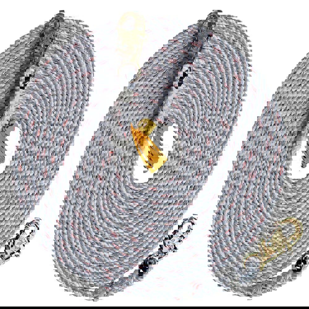 Lanyards & Lifelines; Load Capacity: 310lb; 141kg ; Lifeline Material: Polyester ; Capacity (Lb.): 310 ; End Connections: Snap Hook ; Maximum Number Of Users: 1 ; Installation Type: Temporary