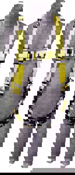 Fall Protection Harnesses: 420 Lb, Vest Style, Size X-Large, Polyester