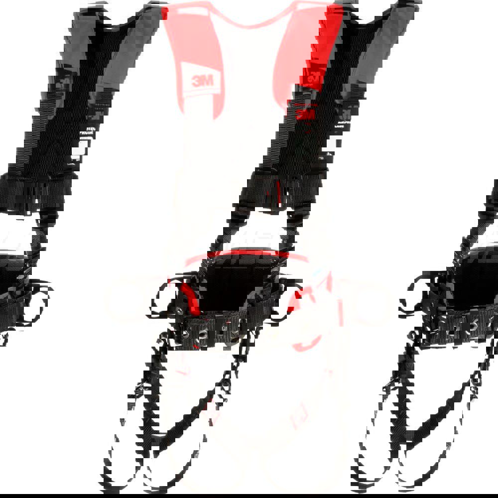 Fall Protection Harnesses: 420 Lb, Construction Style, Size Medium & Large, For Positioning, Polyester, Back & Side