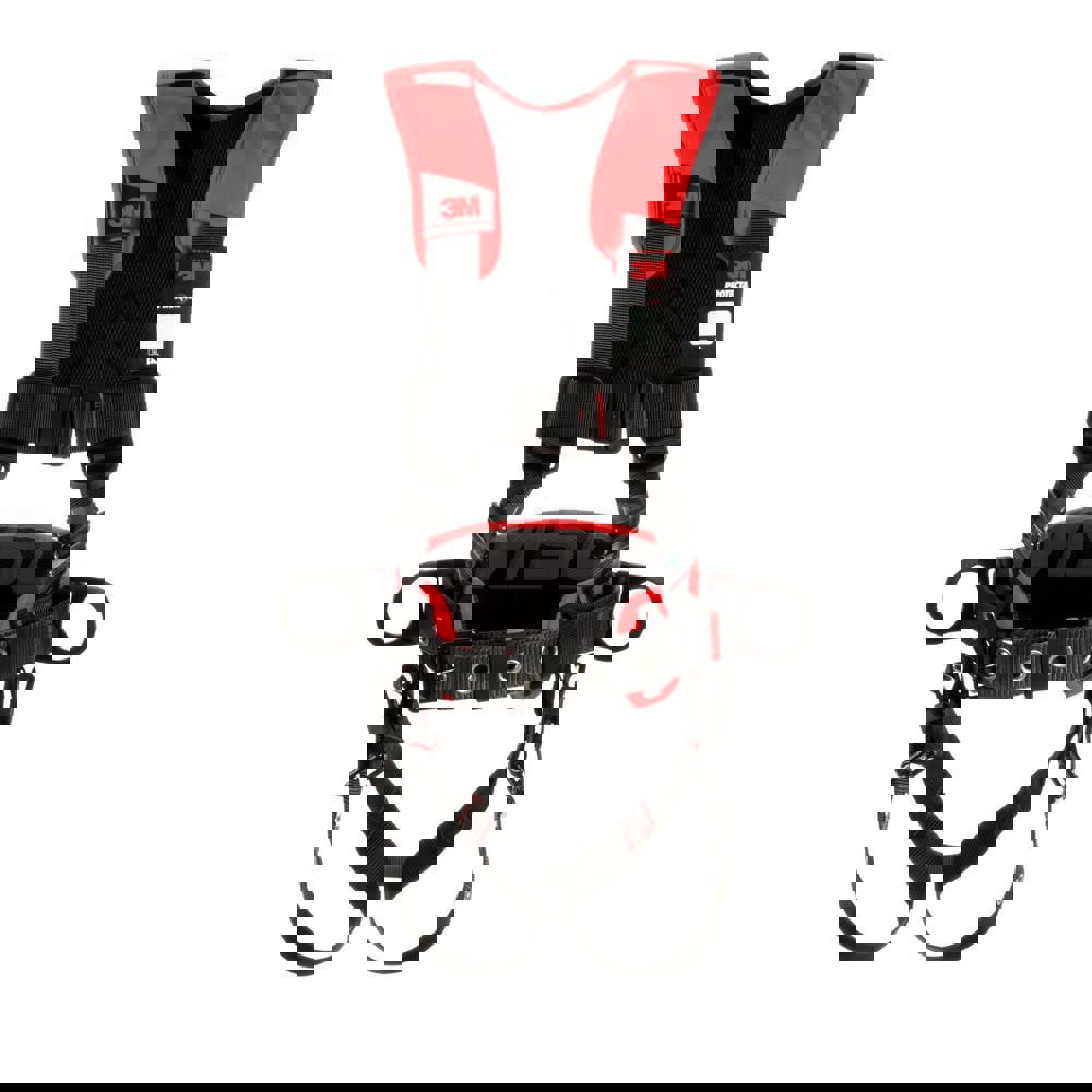 Fall Protection Harnesses: 420 Lb, Construction Style, Size 2X-Large, For Positioning, Polyester, Back & Side