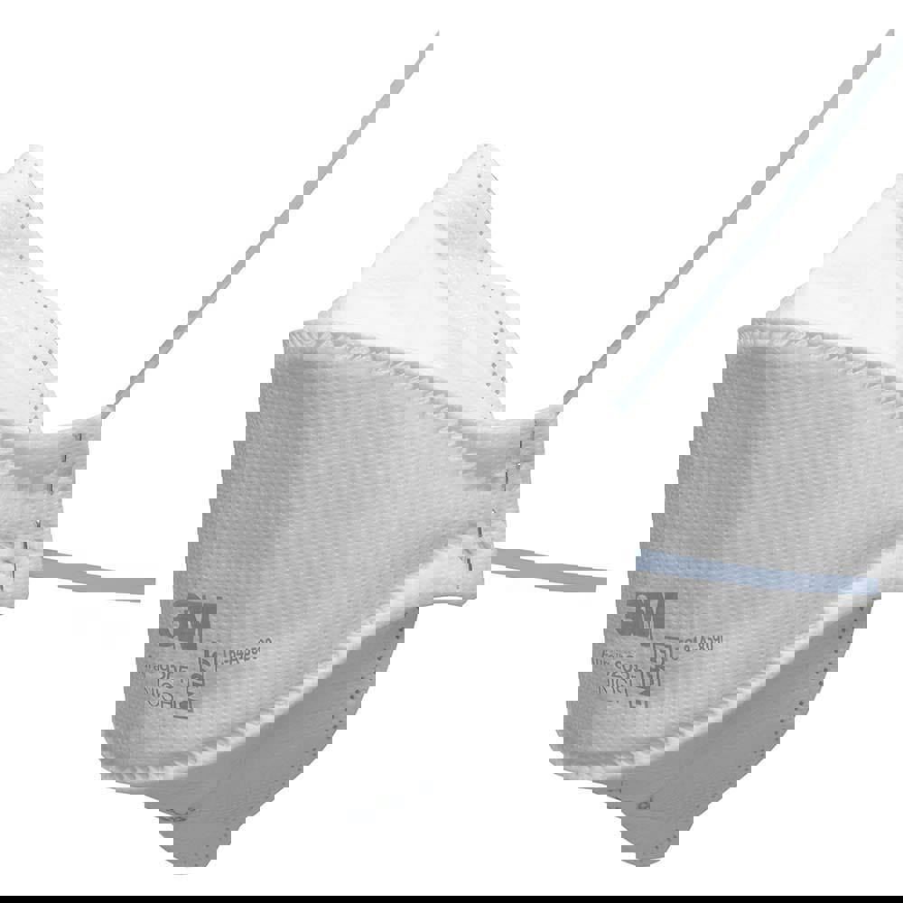 Disposable Particulate Respirator: Contains Nose Clip, White, Size Universal