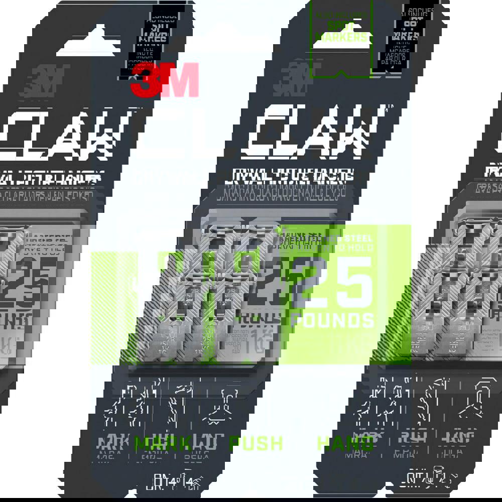 Storage Hook: 25 lb Load Capacity, Stainless Steel & Foam