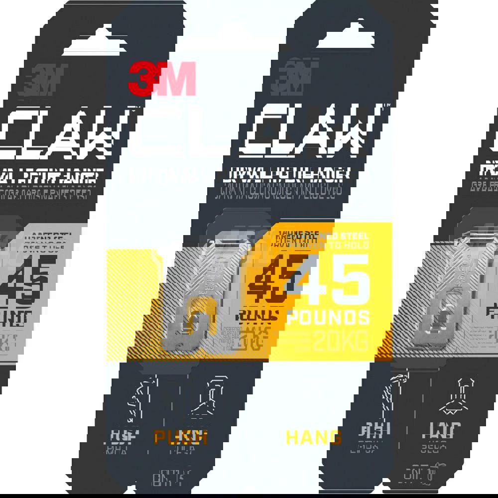 Storage Hook: 45 lb Load Capacity, Stainless Steel & Foam