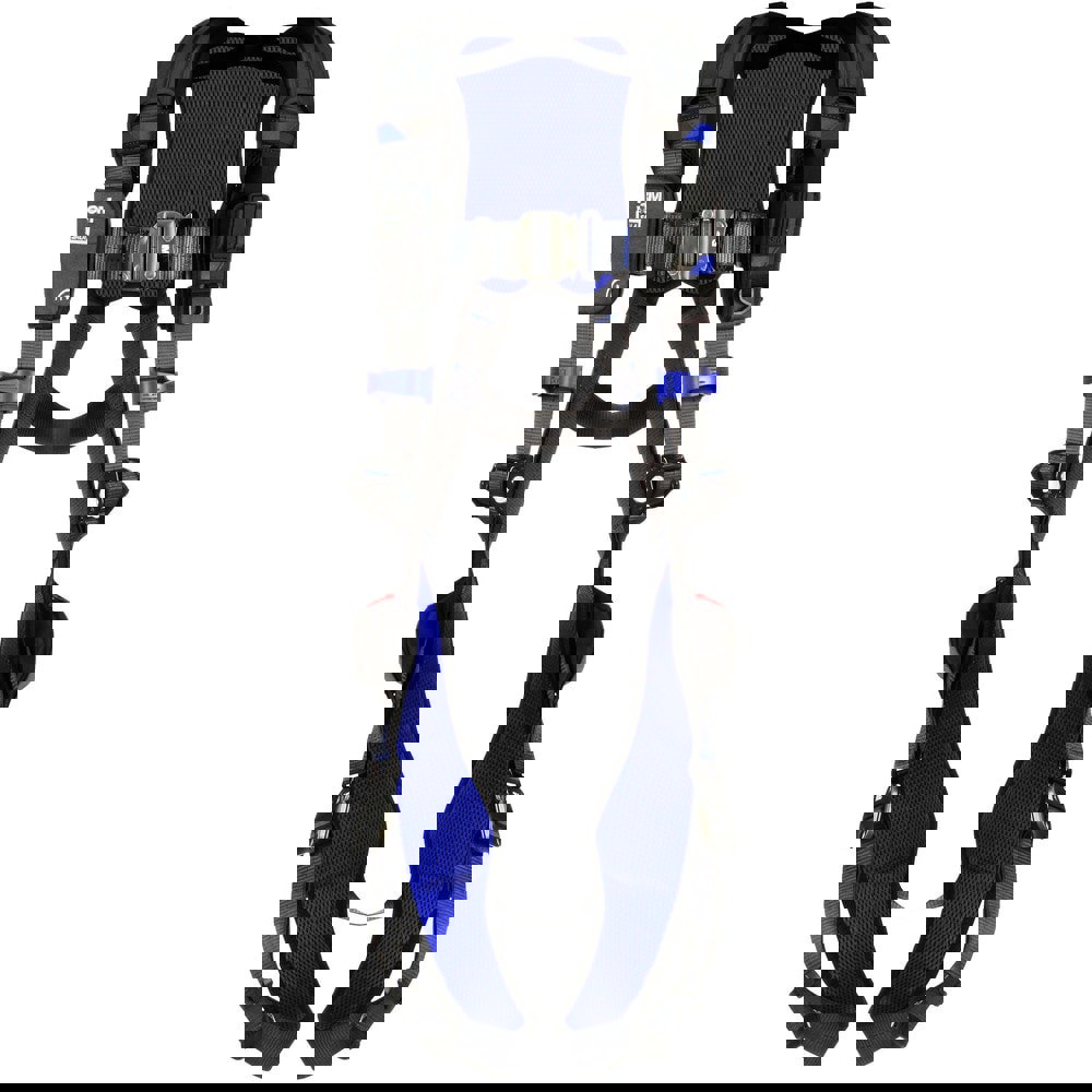 Fall Protection Harnesses: 420 Lb, Vest Style, Size X-Large, For General Purpose, Polyester, Back