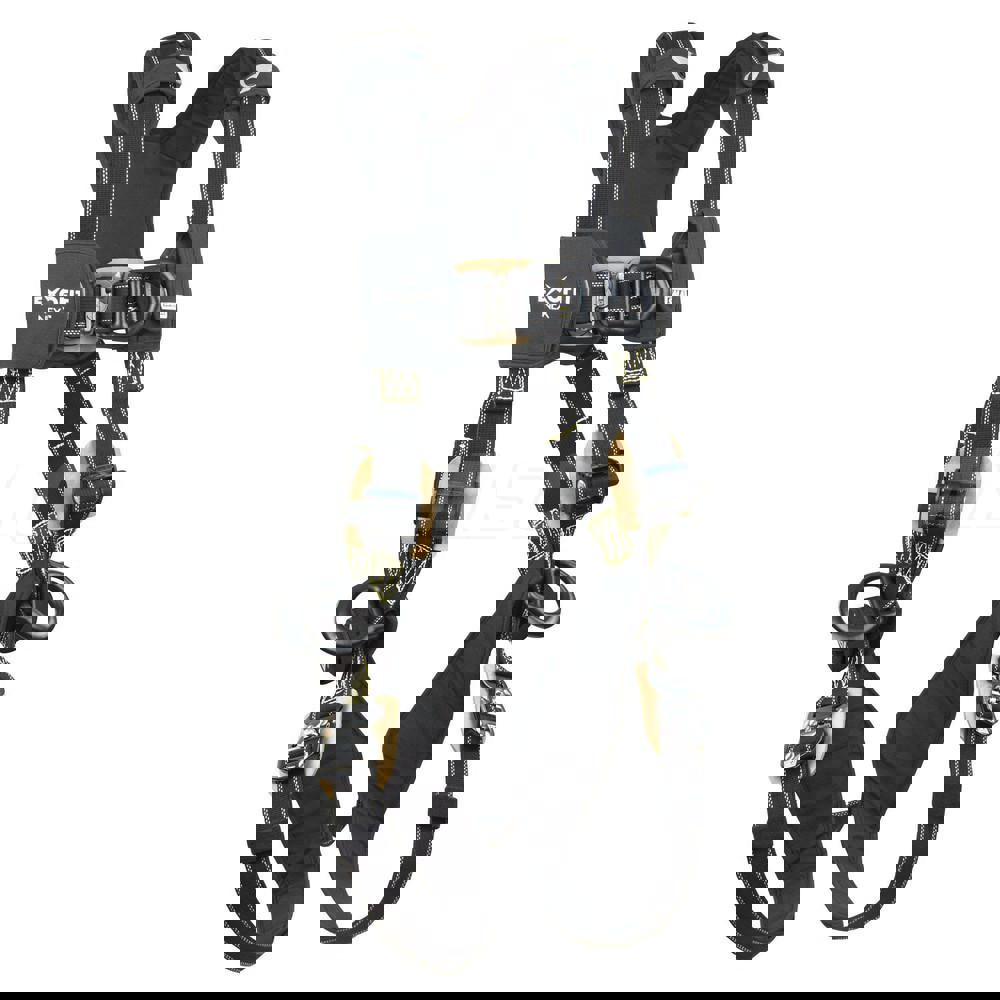 Fall Protection Harnesses: 420 Lb, Arc Flash Style, Size X-Large, For Climbing & Positioning, Nomex & Kevlar, Back Front & Side