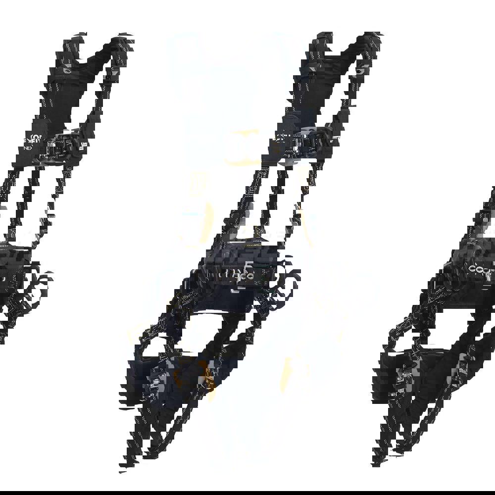 Fall Protection Harnesses: 420 Lb, Arc Flash Style, Size Medium, For Tower Climbing & Positioning, Nomex & Kevlar, Back & Side