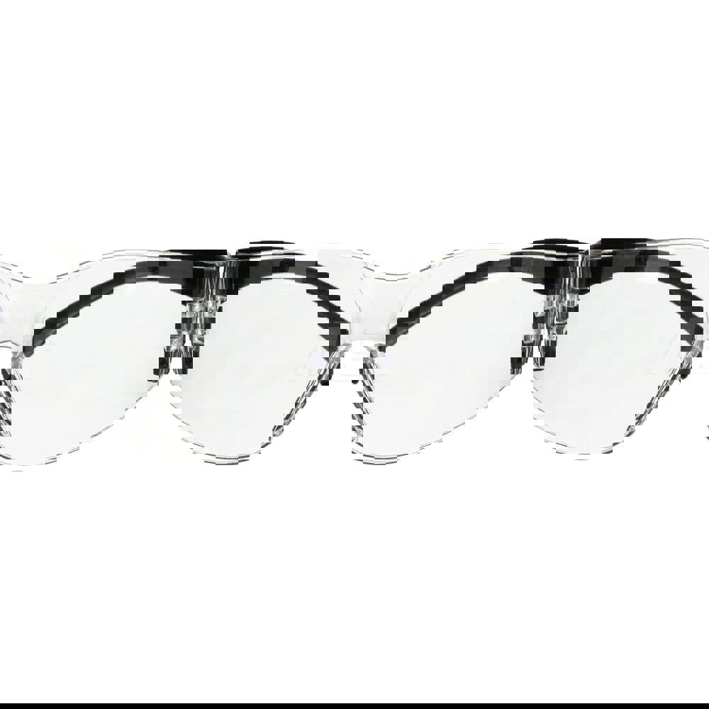 Safety Glass: Scratch-Resistant, Polycarbonate, Clear Lenses, Frameless