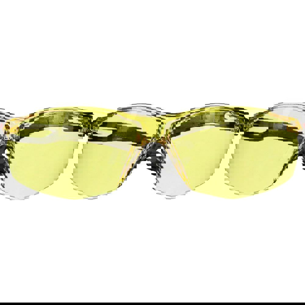 Safety Glass: Anti-Fog & Anti-Scratch, Polycarbonate, Amber Lenses, Frameless