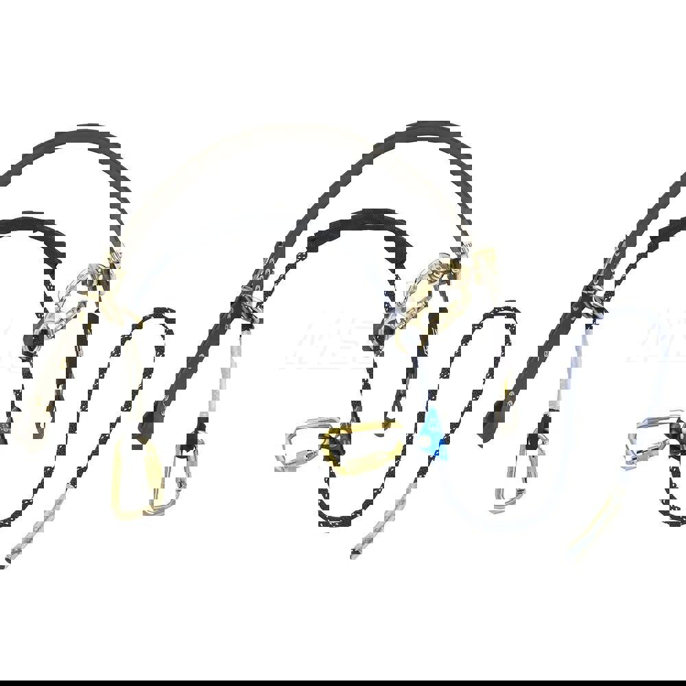 Lanyards & Lifelines; Load Capacity: 310lb; 141kg ; Lifeline Material: Nylon ; Capacity (Lb.): 310 ; End Connections: Carabiner ; Maximum Number Of Users: 1 ; Standards: OSHA