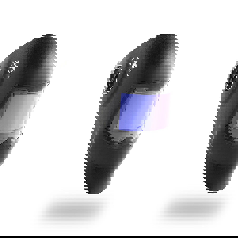 Welding Helmet: Black, PPA, Shade 8 to 12