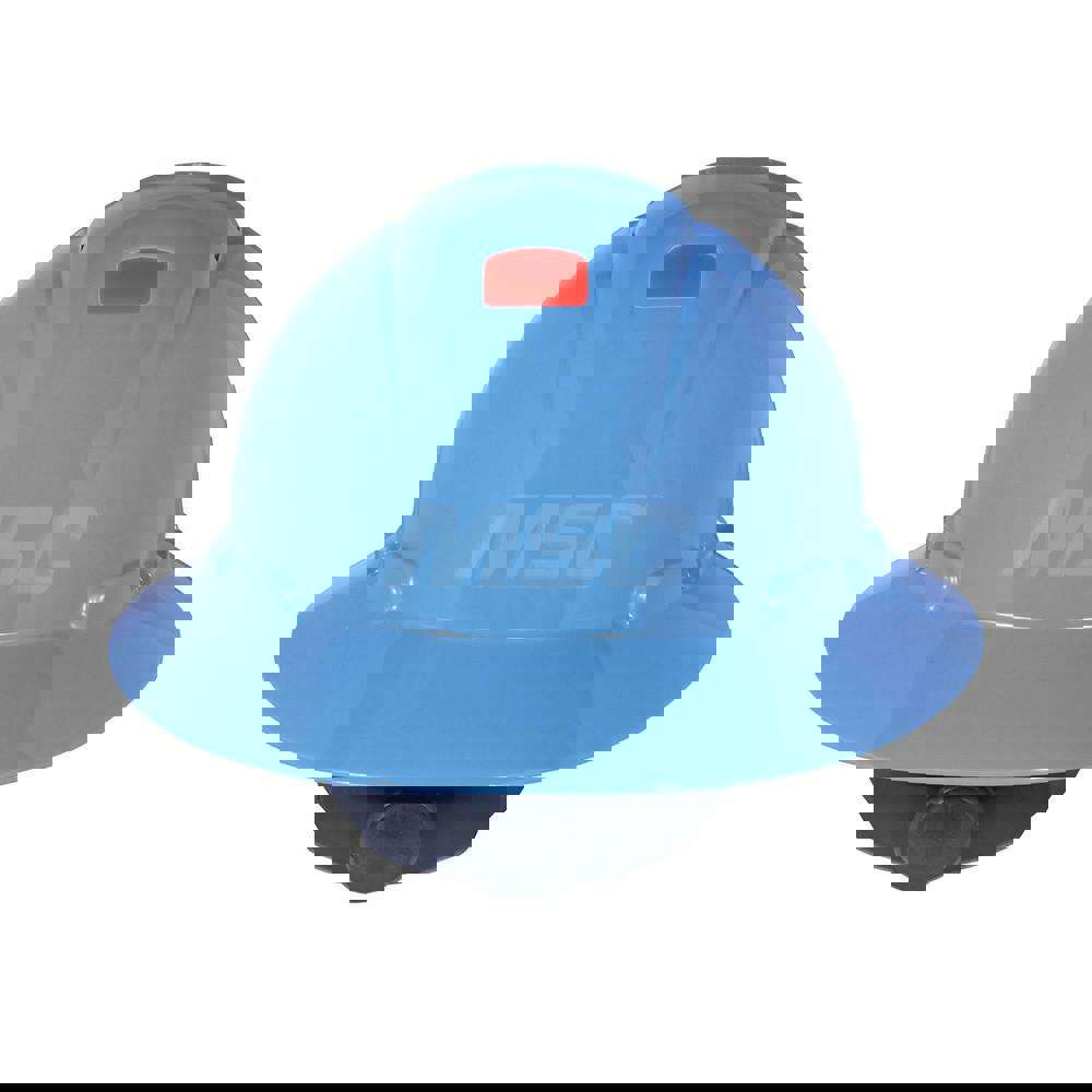 SecureFit H-Series Hard Hats, H-800 Hat with UV Indicator, 4-Point Pressure Diffusion Ratchet Suspension, Blue