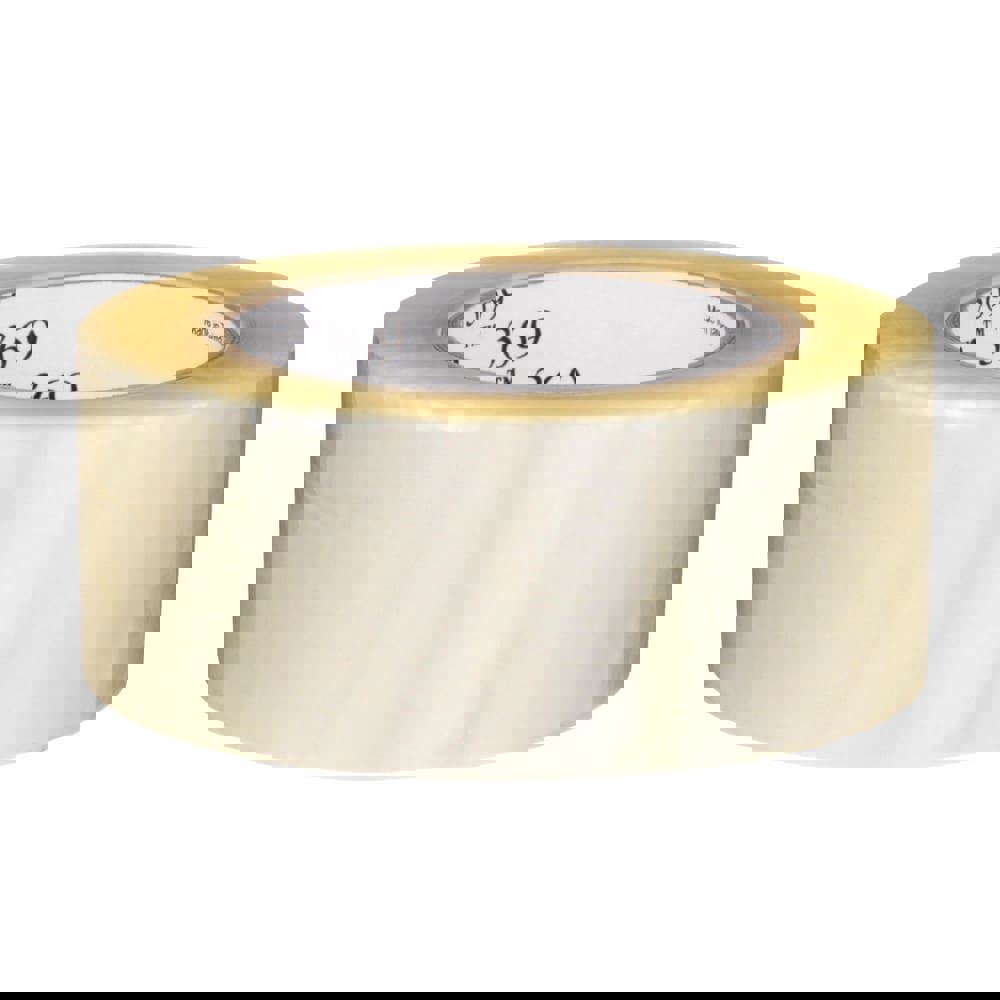 Box Sealing & Label Protection Tape; Tape Number: 369 ; Thickness (mil): 1.6 ; Length (Yards - 2 Decimals): 109 ; Width (Inch): 3 ; Color: Transparent ; Adhesive Type: Rubber