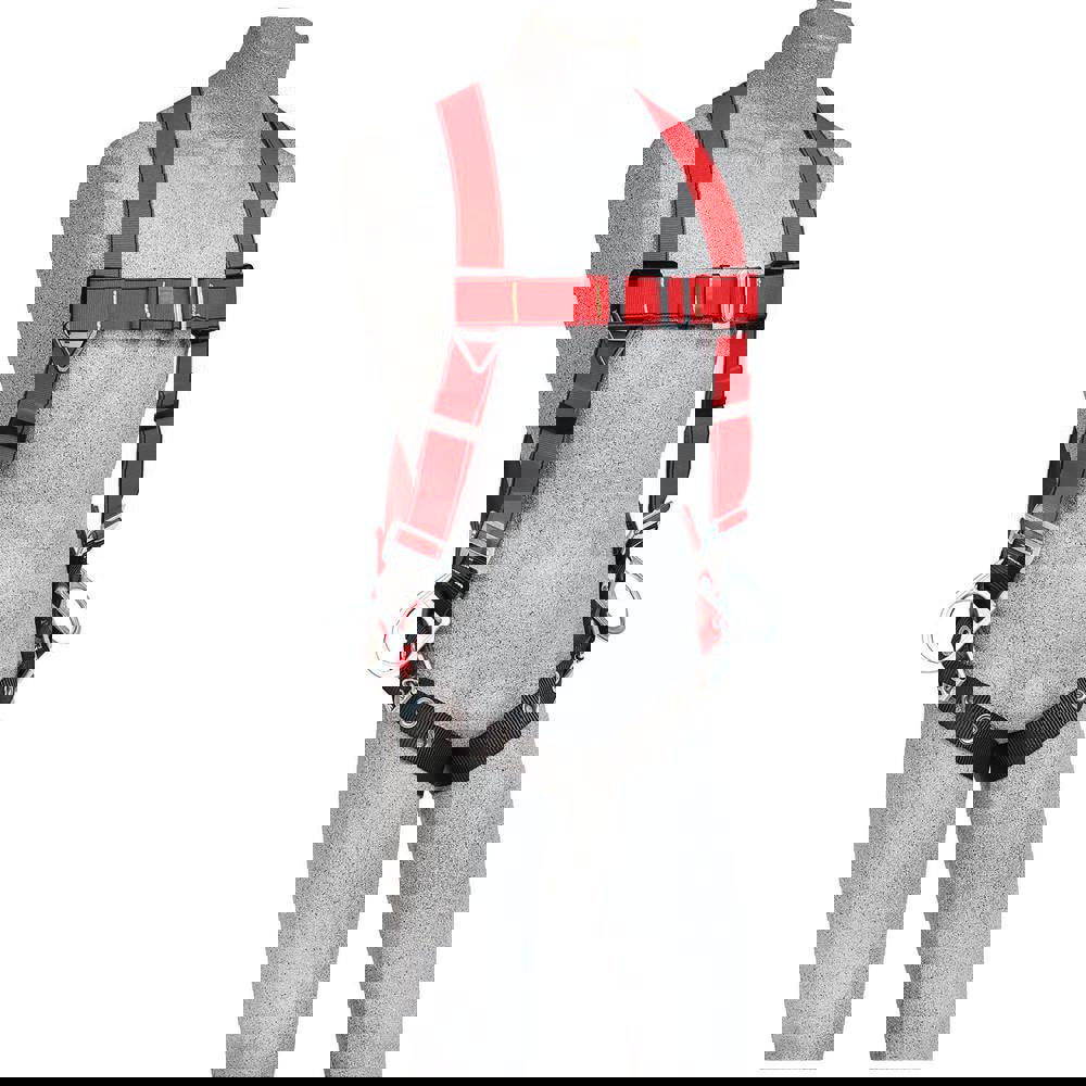 Fall Protection Harnesses: 420 Lb, Vest Style, Size Medium & Large, For Positioning, Kevlar, Back & Side