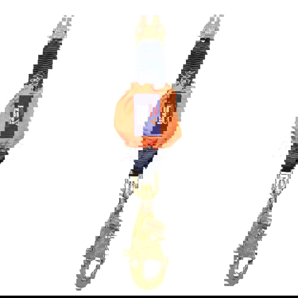 Lanyards & Lifelines; Load Capacity: 310lb; 141kg ; Lifeline Material: Polyester ; Length (Inch): 14 ; Capacity (Lb.): 310 ; End Connections: Snap Hook ; Maximum Number Of Users: 1