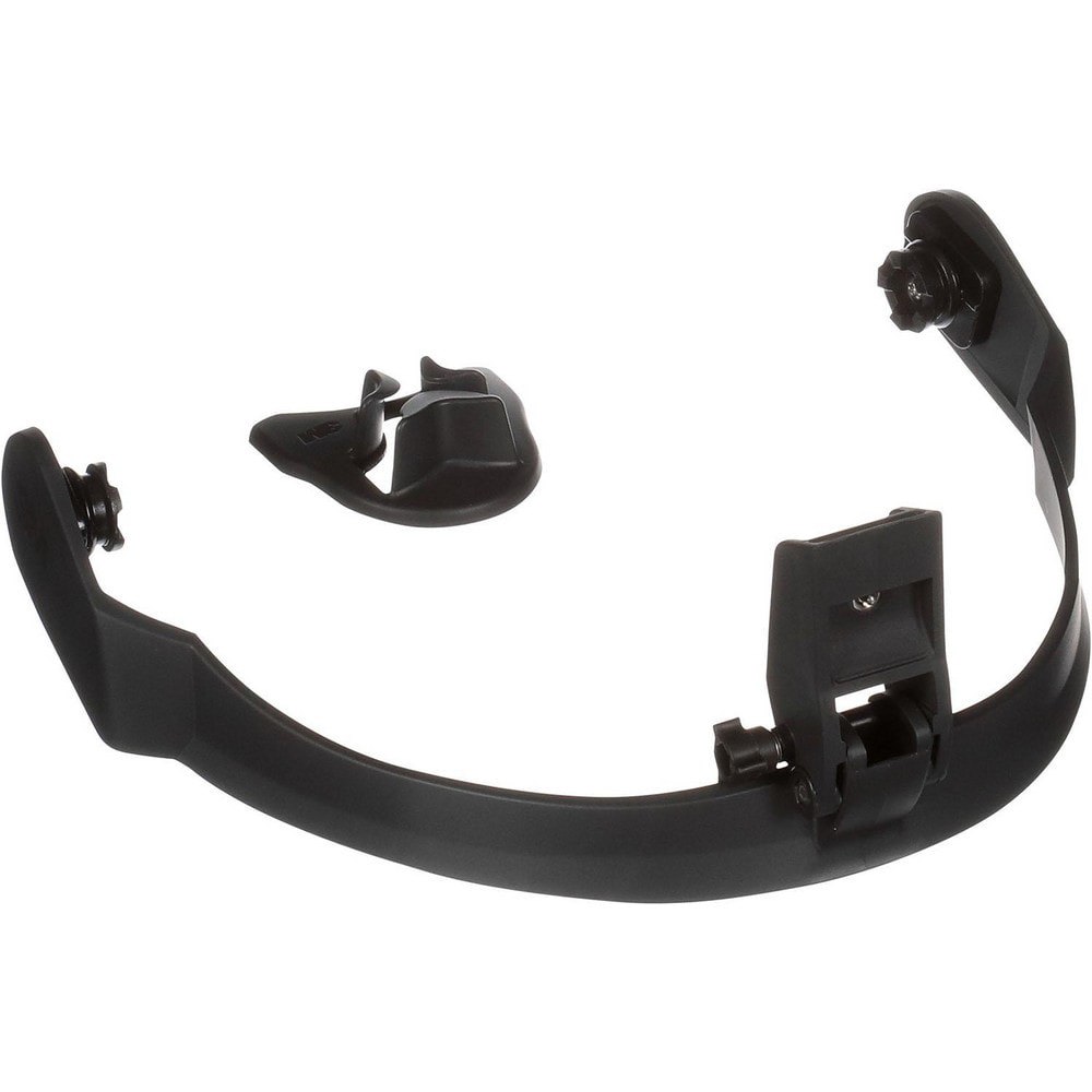Hard Hat Bracket Kit: Polymer, Black, Use with 3M Versaflo Respiratory M-Series Helmet Assemblies