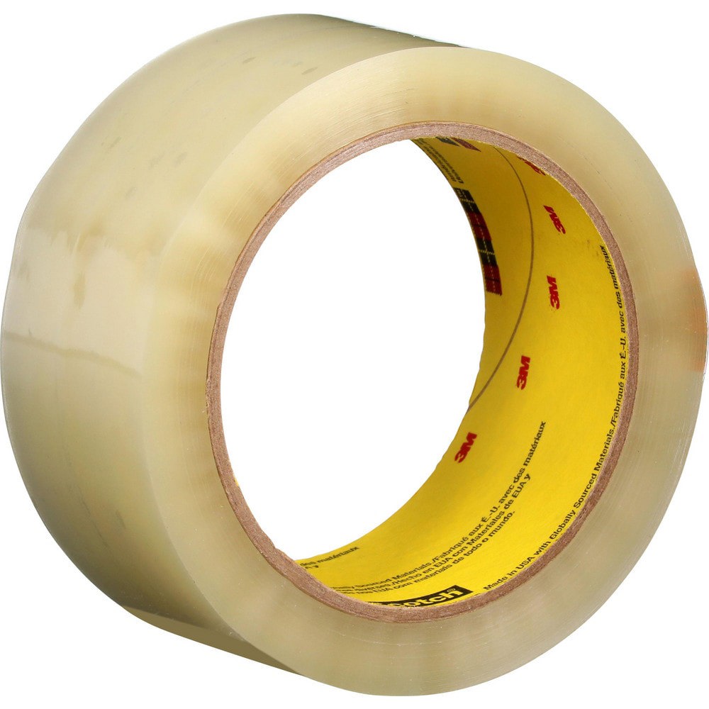Box Sealing & Label Protection Tape; Tape Number: 373+ ; Thickness (mil): 1.6 ; Length: 50 ; Width (Inch): 2 ; Color: Transparent ; Adhesive Type: Hot Melt