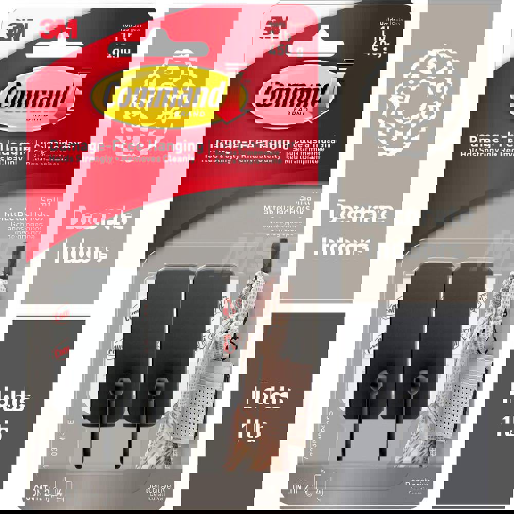 Storage Hook: Adhesive Back Mount, 0.625