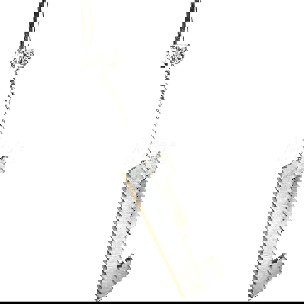 Ladder Safety Systems; System Type: Counterweight Assembly ; Maximum Number Of Users: 1 ; Overall Length: 36in ; Pass-Through Type: Manual ; Hardware Material: Steel ; Number of Cable Guides: 1