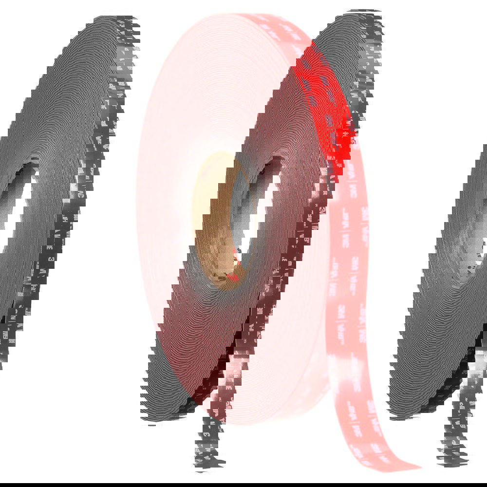 Double Sided Tape; Tape Material: Acrylic Foam ; Shape: Continuous Roll ; Width (Inch): 1/2 ; Thickness (mil): 45.0000 ; Color: Gray ; Series: RP+