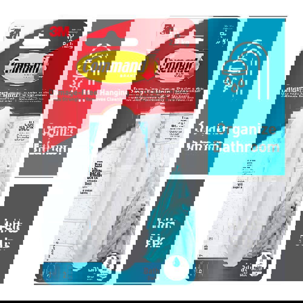 Storage Hook: Adhesive Back Mount, 1.4