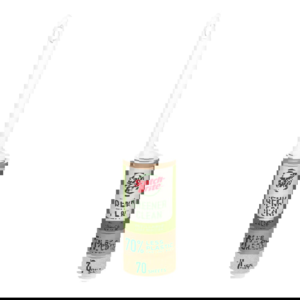 Greener Clean Lint Roller, 70 Sheets/Roll