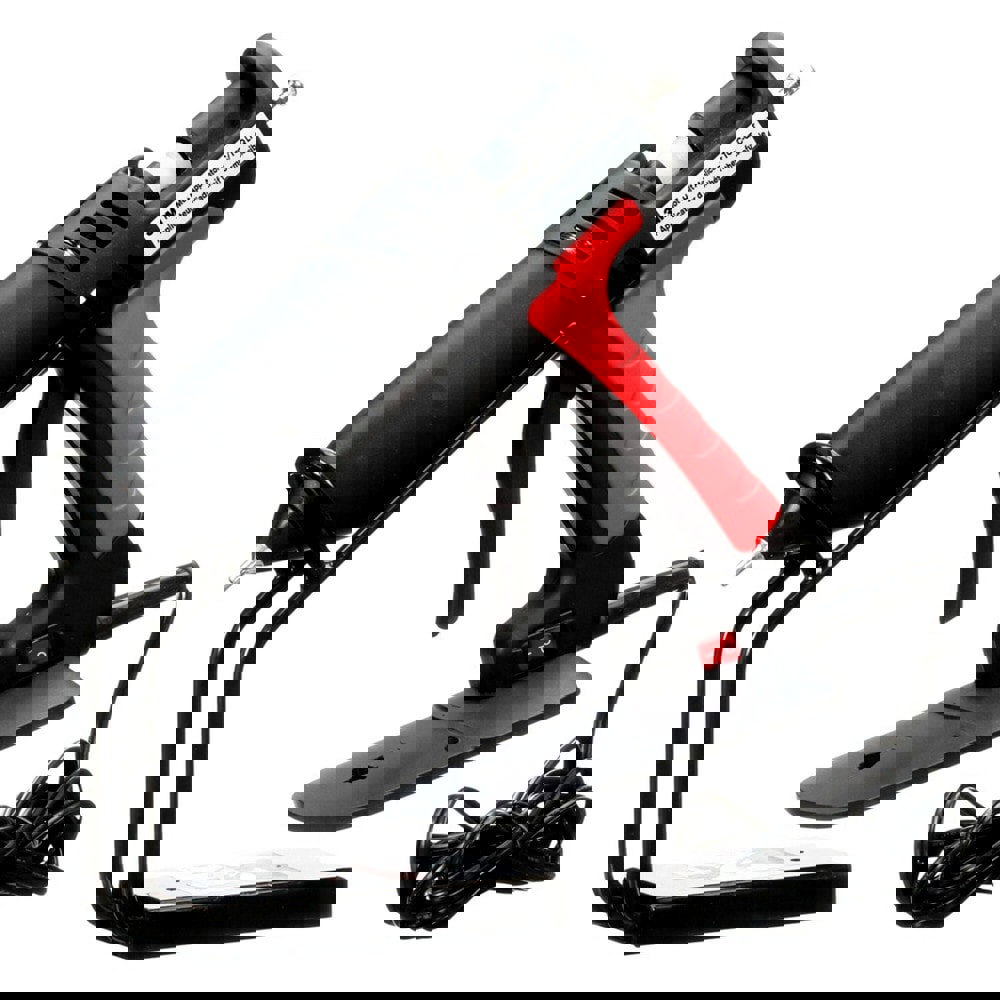 Caulk Guns & Adhesive Applicators; Frame Type: Full-Barrel ; Glue Stick Size: 5/8 x 2 in TC ; Cord Length (Feet): 10 ; Color: Red; Black ; For Use With: Glue Sticks ; Length (Inch): 9-7/8