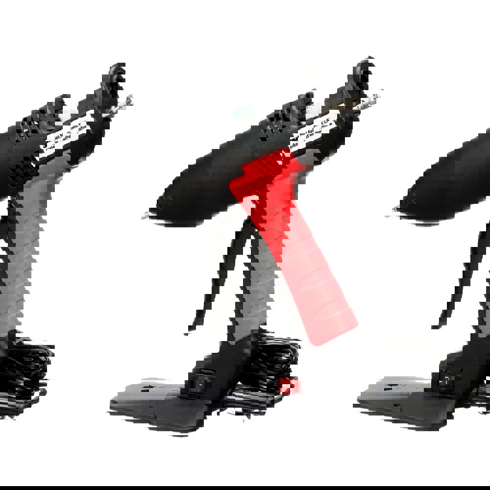 Caulk Guns & Adhesive Applicators; Frame Type: Full-Barrel ; Glue Stick Size: 1/2 x 2 in ; Cord Length (Feet): 10 ; Color: Red; Black ; For Use With: Glue Sticks ; Length (Inch): 9-7/8in