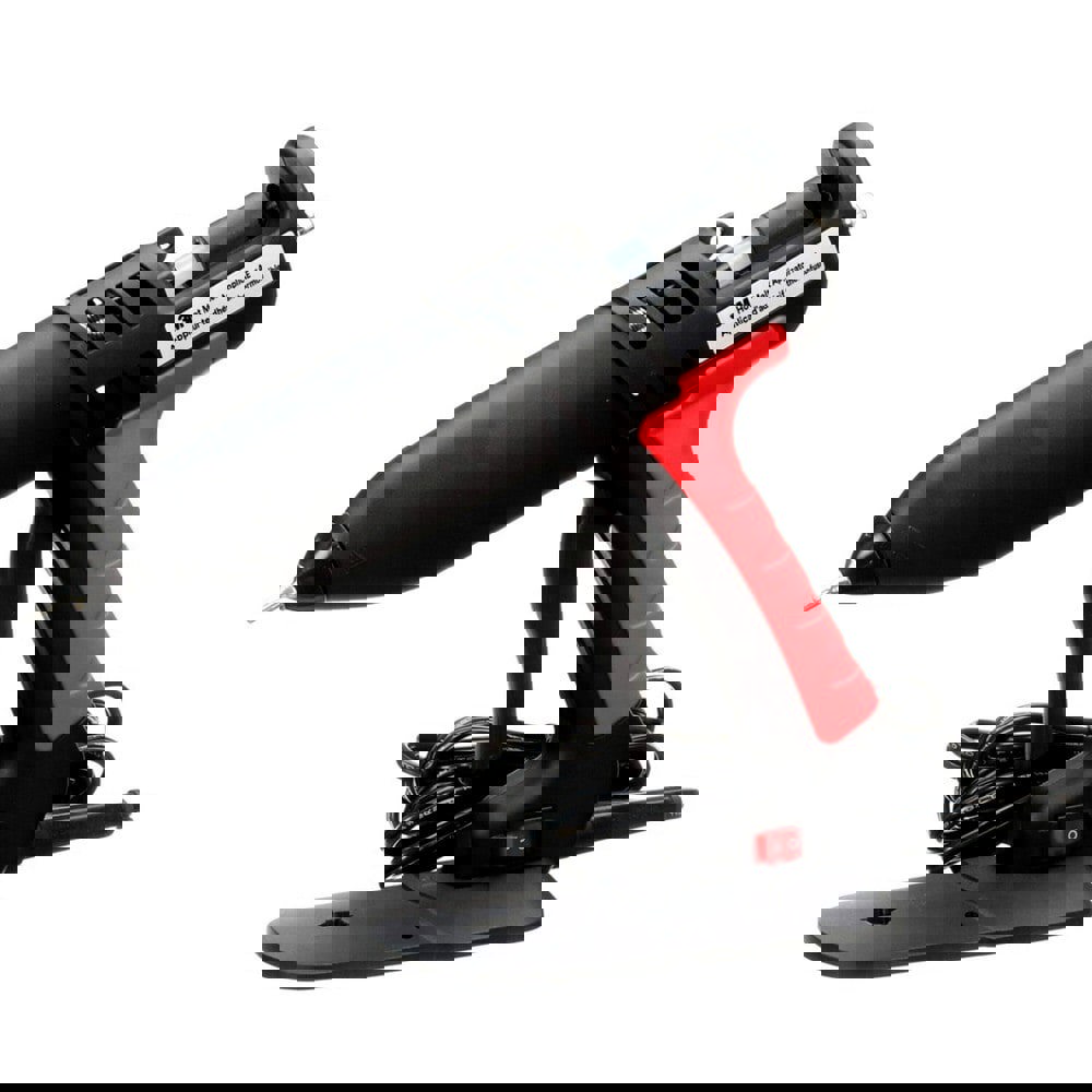 Caulk Guns & Adhesive Applicators; Frame Type: Full-Barrel ; Glue Stick Size: 5/8 x 2 in ; Cord Length (Feet): 10 ; Color: Red; Black ; For Use With: Glue Sticks ; Length (Inch): 9-7/8in