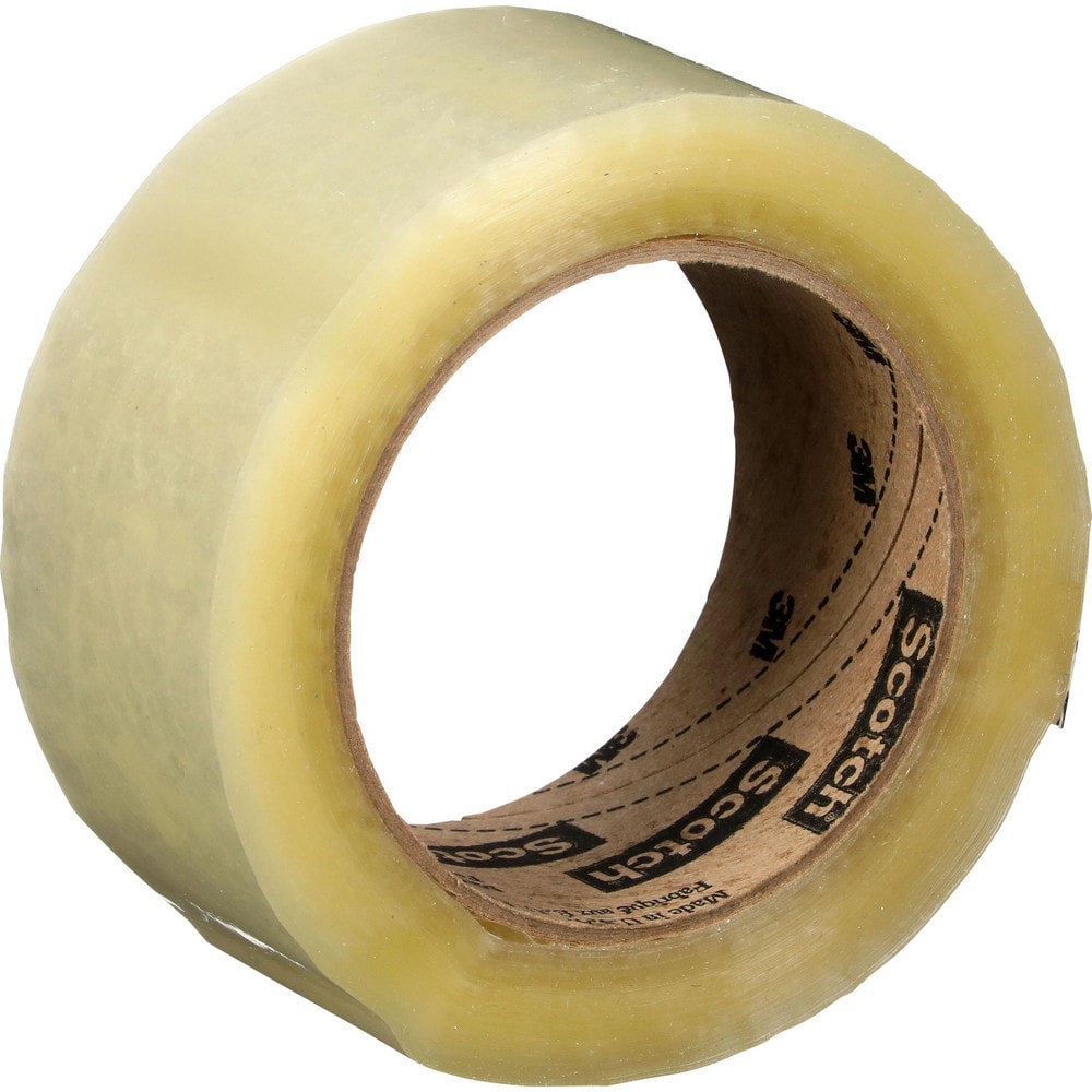 Box Sealing & Label Protection Tape; Tape Number: 371+ ; Thickness (mil): 1.2 ; Length: 100 ; Width (Inch): 2 ; Color: Transparent ; Adhesive Type: Hot Melt