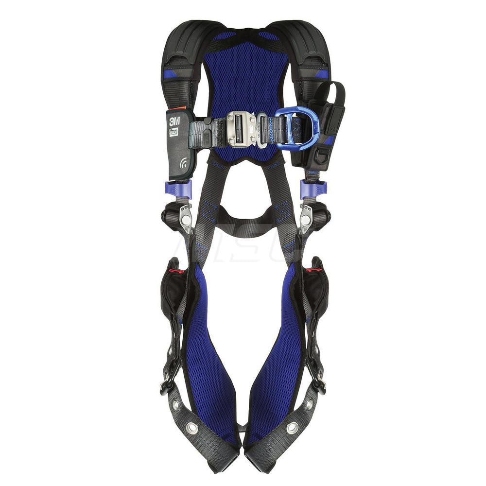 Fall Protection Harnesses: 420 Lb, Vest Style, Size Small, For Climbing, Back & Front